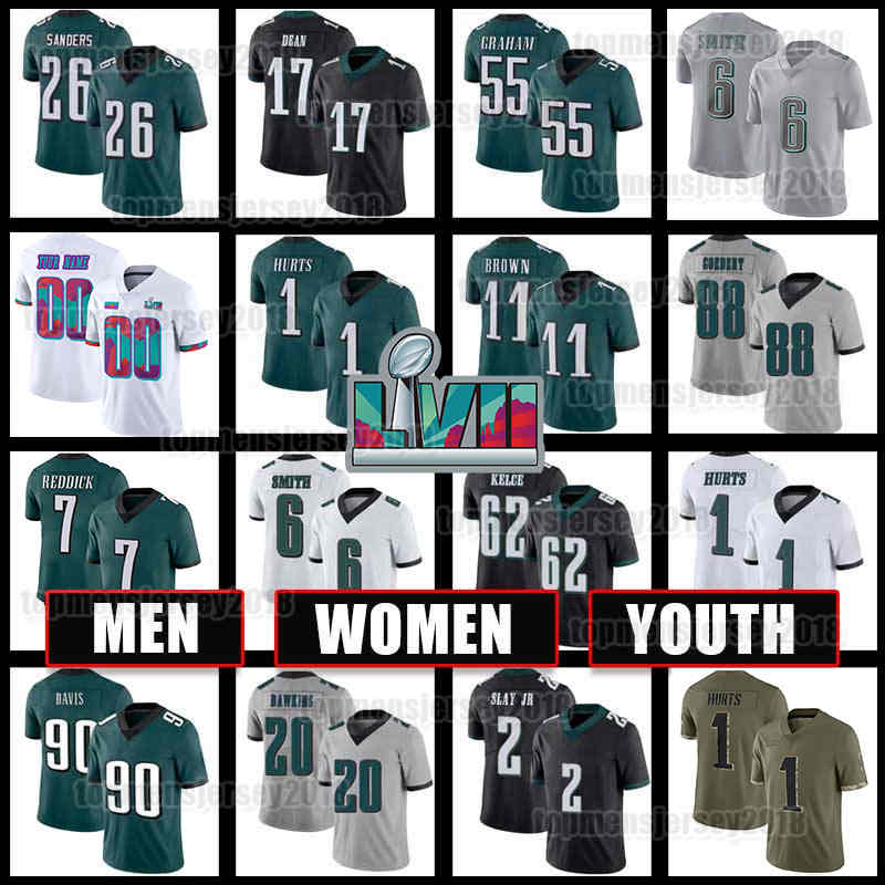 62 Jason Kelce Jalen Hurts Jersey 91 Fletcher Cox Brian Dawkins Brandon Graham Lane Johnson Landon Dickerson TJ Edwards Chauncey CJ Gardner-Johnson Kenneth Gainwell, Men jersey(laoy)+patch
62 Jason Kelce Jalen Hurts Jersey 91 Fletcher Cox Brian Dawkins Brandon Graham Lane Johnson Landon Dickerson TJ Edwards Chauncey CJ Gardner-Johnson Kenneth Gainwell, Men jersey(laoy)+patch