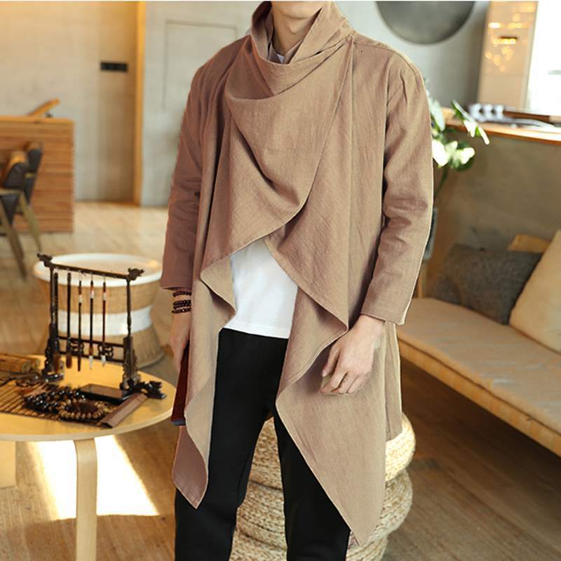 Men's Trench Coats INCERUN Vintage Cotton Turtleneck Irregular Ponchos Casual Long Sleeve Cloak Solid Street Jackets Outerwear 230202, Black
Men's Trench Coats INCERUN Vintage Cotton Turtleneck Irregular Ponchos Casual Long Sleeve Cloak Solid Street Jackets Outerwear 230202, Black