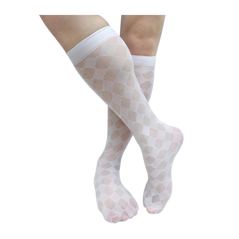Men's Socks Ultra Thin Sheer High Tube Mens Plaid Formal Dress Suit See Through Sexy Stocking For Leather Shoes Business Fashion SocksMen's, Black
Men's Socks Ultra Thin Sheer High Tube Mens Plaid Formal Dress Suit See Through Sexy Stocking For Leather Shoes Business Fashion SocksMen's, Black