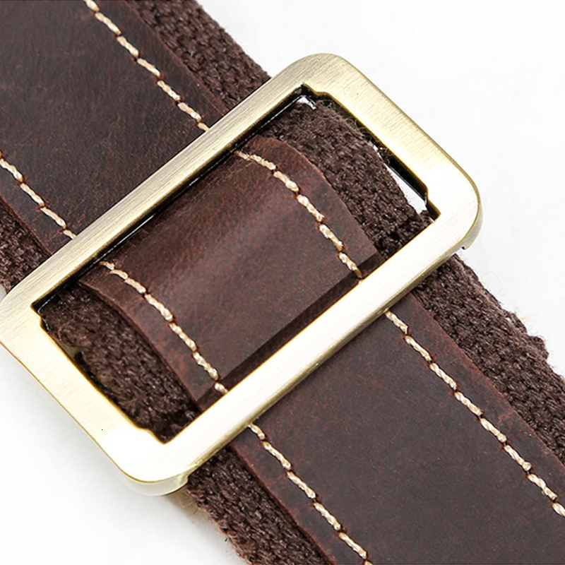 Bag Luggage Making Materials High Quality Crazy Horse Leather Shoulder Strap Genuine Straps For Travel Briefcase strap for Handbags 230202