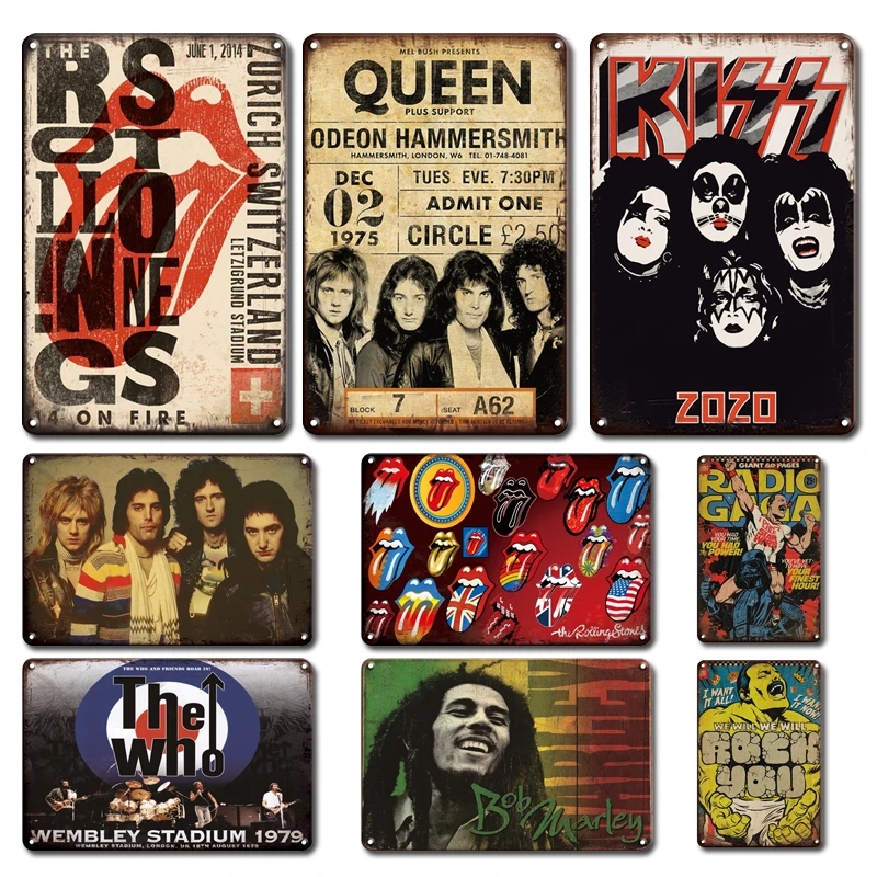 Classic Rock N Roll Metal Painting Tin Sign Vintage Band Stickers Metal Plate Signs Retro Music Coffee Bar Home Decoration Plaques 20cmx30cm Woo
Classic Rock N Roll Metal Painting Tin Sign Vintage Band Stickers Metal Plate Signs Retro Music Coffee Bar Home Decoration Plaques 20cmx30cm Woo