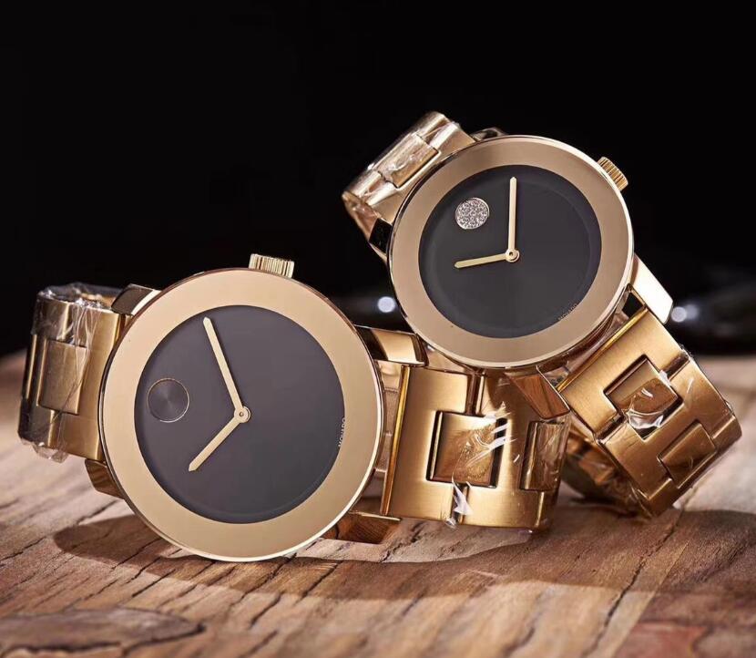 Star Wristwatches wide bezel quartz watch MV2 unisex couple birthday gift Valentine's Day gifts