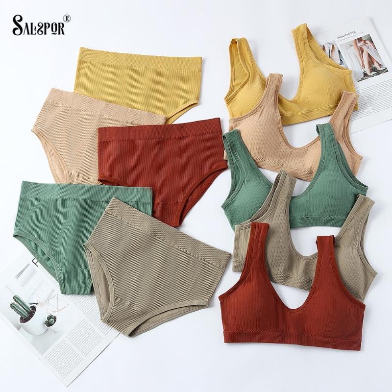 Bras Sets SALSPOR Women Underwear Set Plus Size Wireless Bra Sexy Sport Solid Padded Female Comfortable Lingerie, Caramel set
Bras Sets SALSPOR Women Underwear Set Plus Size Wireless Bra Sexy Sport Solid Padded Female Comfortable Lingerie, Caramel set