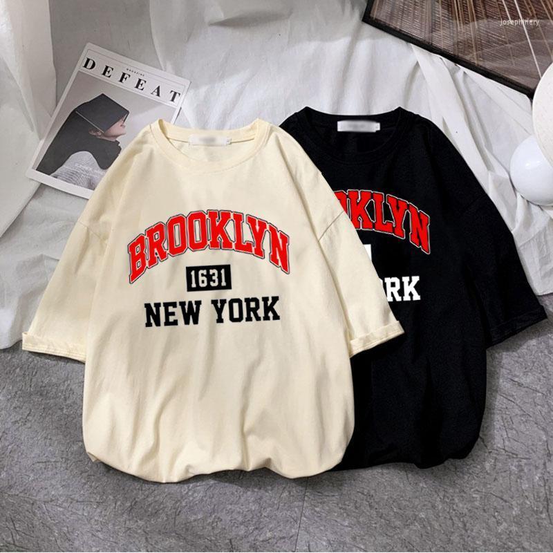 Women's T Shirts York Fashion Short Sleeve Tshirt USA Letter Print Women Graphic Shirt Summer Y2k Top Casual Oversized ShirtWomen's Jose22
Women's T Shirts York Fashion Short Sleeve Tshirt USA Letter Print Women Graphic Shirt Summer Y2k Top Casual Oversized ShirtWomen's Jose22