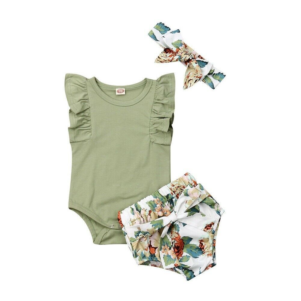 Clothing Sets Citgeett Summer born Infant Baby Girls Clothes Ruffle Sleeve Romper Floral Shorts Outfit Casual Set 230202
Clothing Sets Citgeett Summer born Infant Baby Girls Clothes Ruffle Sleeve Romper Floral Shorts Outfit Casual Set 230202