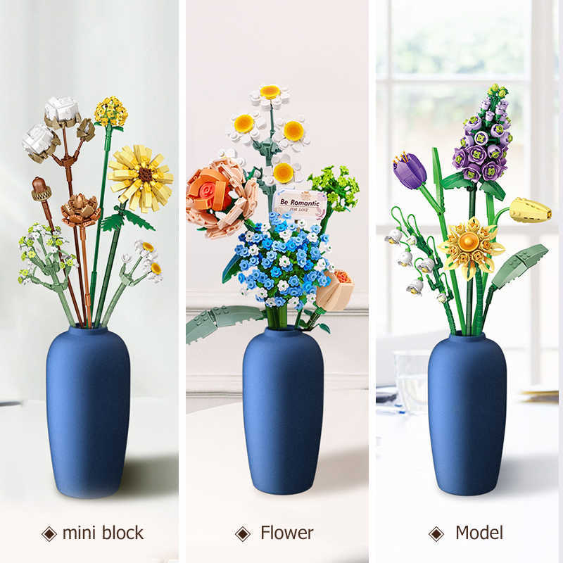 Model Building Kits Dome Cameras Creative Blocks Flowers DIY Mini Plant Potted Bouquet 3D Assembled Brick Home Decoration Children's Toy Girl Y2302
Model Building Kits Dome Cameras Creative Blocks Flowers DIY Mini Plant Potted Bouquet 3D Assembled Brick Home Decoration Children's Toy Girl Y2302