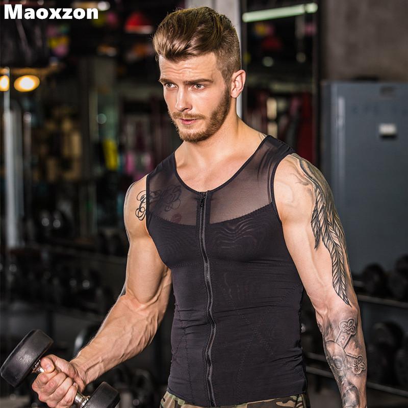 Men's Body Shapers Maoxzon Slimming Underwears Shaper Fitness Vests Male Sexy Sculpting Powernet Strong Mesh Zipper Tank Tops
Men's Body Shapers Maoxzon Slimming Underwears Shaper Fitness Vests Male Sexy Sculpting Powernet Strong Mesh Zipper Tank Tops