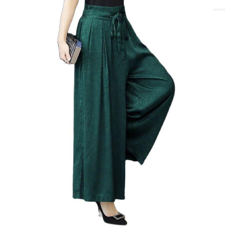 Women's Pants Turtle-Patterned Gauze Summer Wide-Leg Ladies Thin Skirt Nine-Minute With Drooping Feeling Women's, Blue
Women's Pants Turtle-Patterned Gauze Summer Wide-Leg Ladies Thin Skirt Nine-Minute With Drooping Feeling Women's, Blue