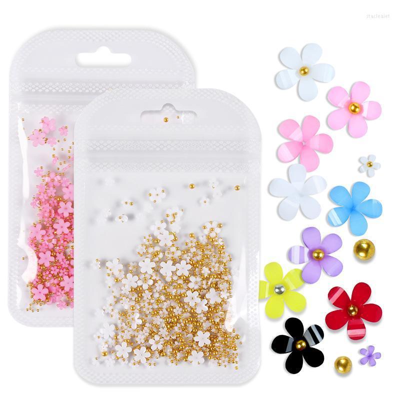 Nail Art Decorations 5g 3D White Acrylic Flower Part Decoration Mixed Size Gold Silver Steel Ball DIY Supplies For Professional AccessoriesN
Nail Art Decorations 5g 3D White Acrylic Flower Part Decoration Mixed Size Gold Silver Steel Ball DIY Supplies For Professional AccessoriesN