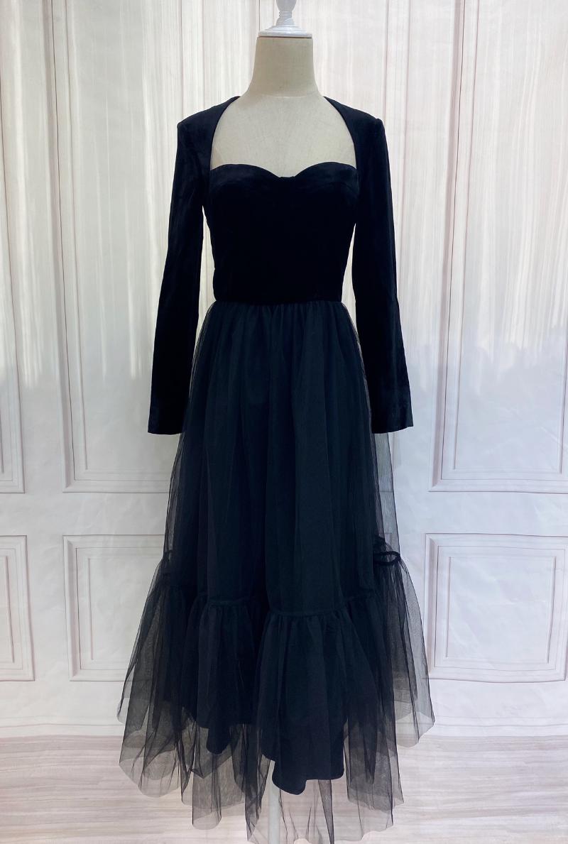 Casual Dresses 2023 Women Fashion Long Sleeve Square Neck Stitching Mesh Dress 0818
Casual Dresses 2023 Women Fashion Long Sleeve Square Neck Stitching Mesh Dress 0818