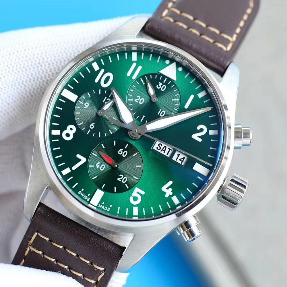 Fashion Casual Watches 43mm Personalized Green Dial Mens Classic Watch Automatic Winding Mechanical Movement Wristwatches montre de luxe, Color 1
Fashion Casual Watches 43mm Personalized Green Dial Mens Classic Watch Automatic Winding Mechanical Movement Wristwatches montre de luxe, Color 1