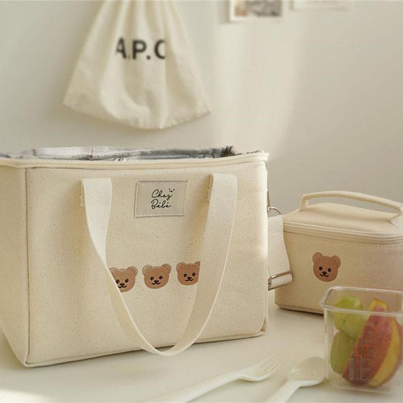Diaper Bags MILANCEL 2023 Spring Bear Embroidery Mom Korean Insulation Cloth Bag Fashion Mummy Messenger, White
Diaper Bags MILANCEL 2023 Spring Bear Embroidery Mom Korean Insulation Cloth Bag Fashion Mummy Messenger, White