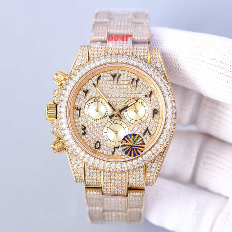 2023Wristwatches Diamond Mens Watch 40mm Arabic Numerals Sapphire Automatic Mechanical Watch Stainls Steel Strap Life Waterproof Dign Wristwatch Montre DeNAOW, Color 2
2023Wristwatches Diamond Mens Watch 40mm Arabic Numerals Sapphire Automatic Mechanical Watch Stainls Steel Strap Life Waterproof Dign Wristwatch Montre DeNAOW, Color 2
