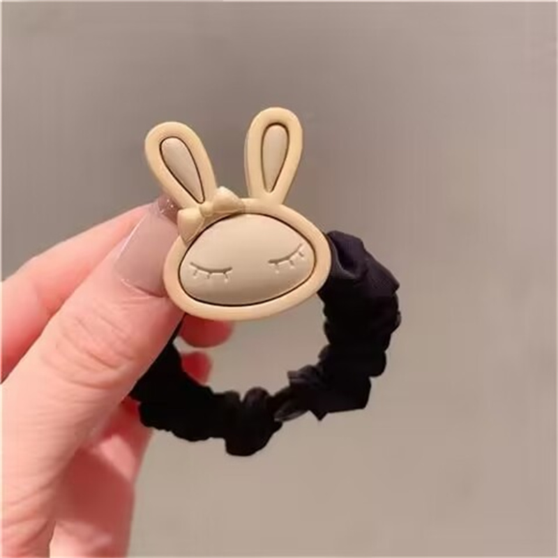 Rabbit Ear Head band South Korea's new headband net red ular elastic rope high horsetail small intestine loop hair accessories Hair Pins X250903