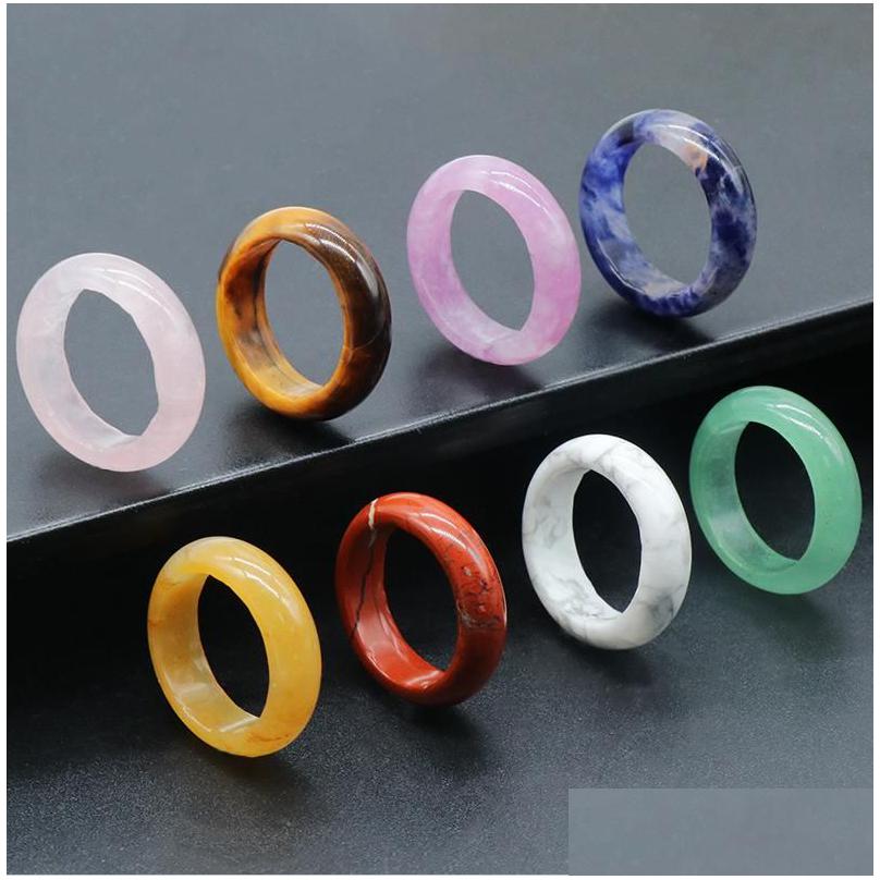 Band Rings Lots Size 6Mm Stone Rose Crystal Quartz Agate Amethyst Topaz Sodalite Kallaite Women Wedding Finger Ring Drop Deli Dhgarden Dhox7
Band Rings Lots Size 6Mm Stone Rose Crystal Quartz Agate Amethyst Topaz Sodalite Kallaite Women Wedding Finger Ring Drop Deli Dhgarden Dhox7