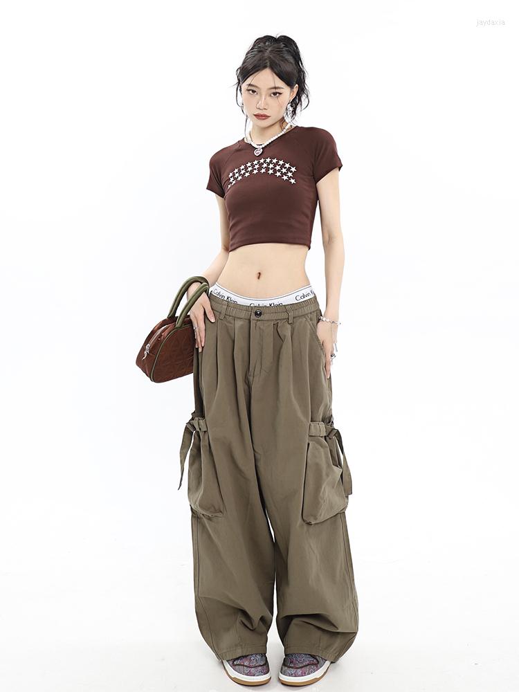 Women's Pants Spring And Summer 2023 Style Loose Wide Leg Overalls Casual Y2k Clothes Full Length Cargo, Black
Women's Pants Spring And Summer 2023 Style Loose Wide Leg Overalls Casual Y2k Clothes Full Length Cargo, Black