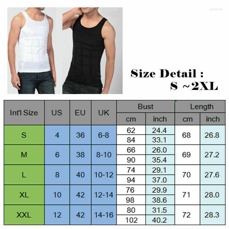 Men's Tank Tops Waist Boobs Compression Shirts Men Body Slimming Shaper Vest Slim Chest Belly
