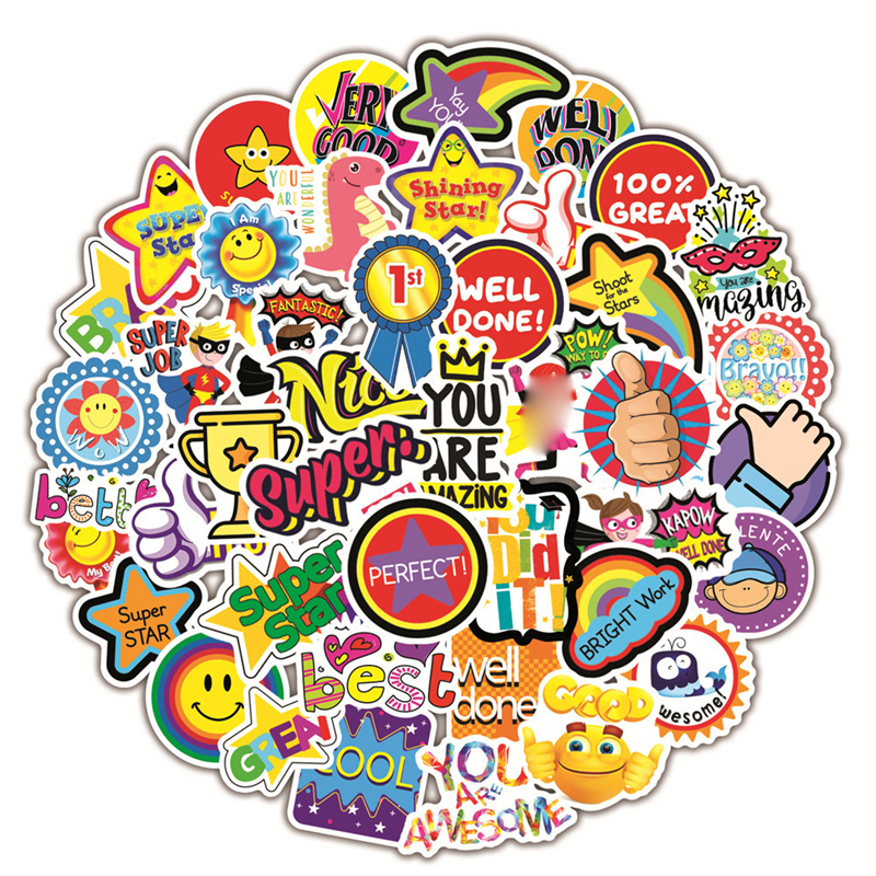 50 PCS Water Bottle Stickers for Kids Girls Teens Vinyl Vsco Waterproof Cute Aesthetic Stickers C50-268 praise encourage, Multi colors
50 PCS Water Bottle Stickers for Kids Girls Teens Vinyl Vsco Waterproof Cute Aesthetic Stickers C50-268 praise encourage, Multi colors
