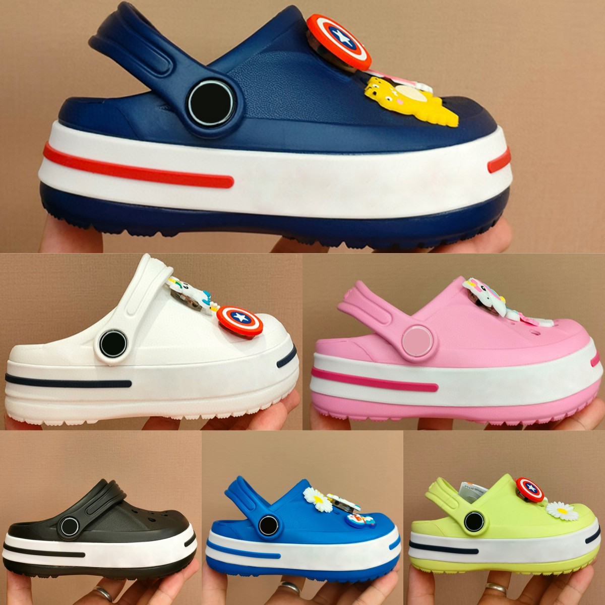 Kids Sandals Designer Toddlers croc Hole Slipper Clog Boys Girls Beach Shoes Infants Baby Casual Summer Youth Children Slides with Cute Cartoon Access n4Pk#
Kids Sandals Designer Toddlers croc Hole Slipper Clog Boys Girls Beach Shoes Infants Baby Casual Summer Youth Children Slides with Cute Cartoon Access n4Pk#
