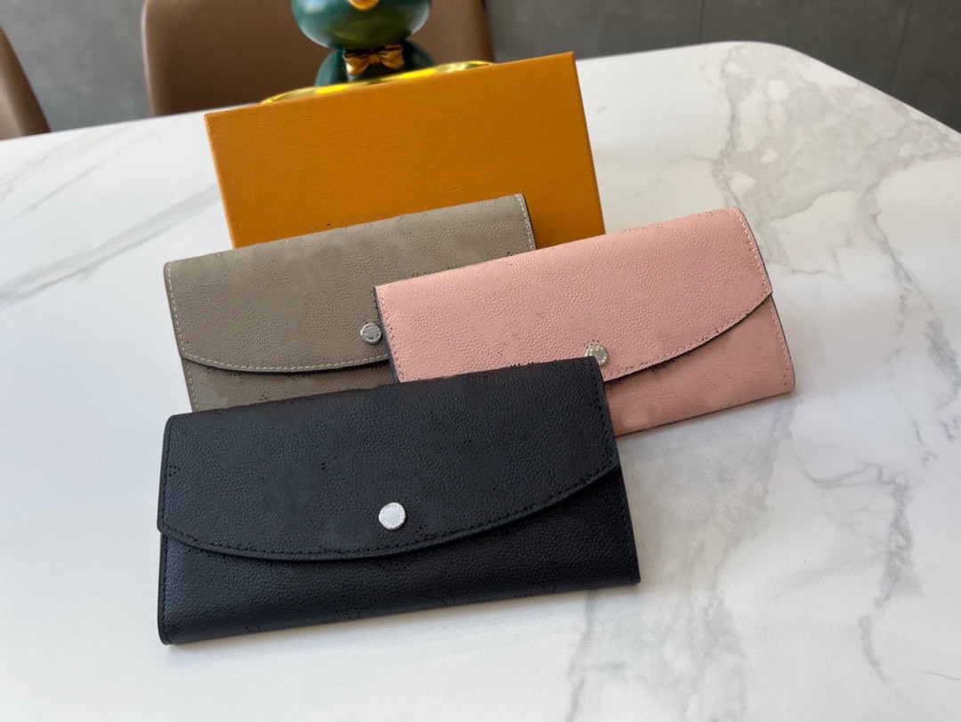 Designer long wallets Mahina leather purse black pink lady clutch luxury letter money clip zipper coin purses 5a fashion gift women wallet, Color 1
Designer long wallets Mahina leather purse black pink lady clutch luxury letter money clip zipper coin purses 5a fashion gift women wallet, Color 1