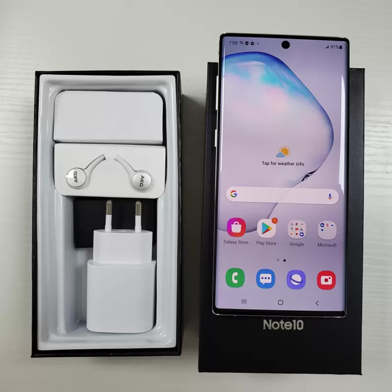 Refurbished Original Samsung Galaxy Note 10 Note10 N970U Octa Core 8GB RAM 256GB ROM 6.3 inches 4G LTE Unlocked Smart Phone