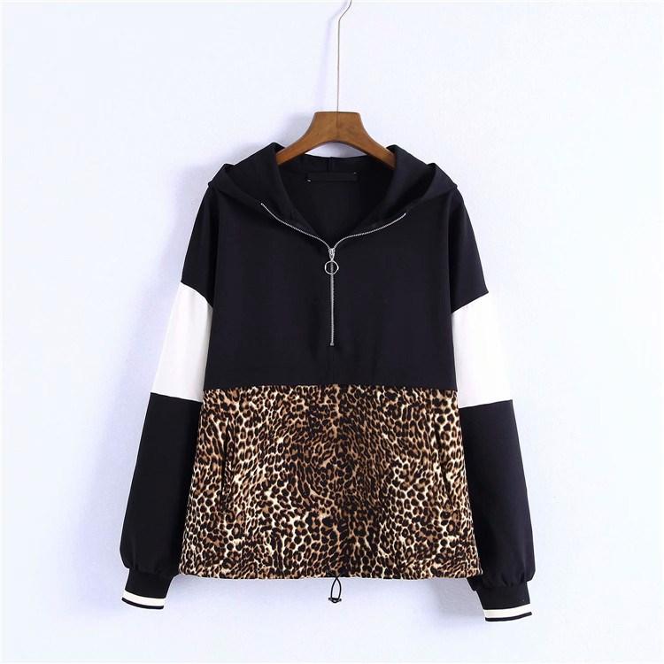 Women' Two Piece Pants Fall Winter Women 2 Pieces Set Leopard Spliced Hoodies Sweatshirt Harem Hooded Tracksuits Outfiits, Top
Women' Two Piece Pants Fall Winter Women 2 Pieces Set Leopard Spliced Hoodies Sweatshirt Harem Hooded Tracksuits Outfiits, Top