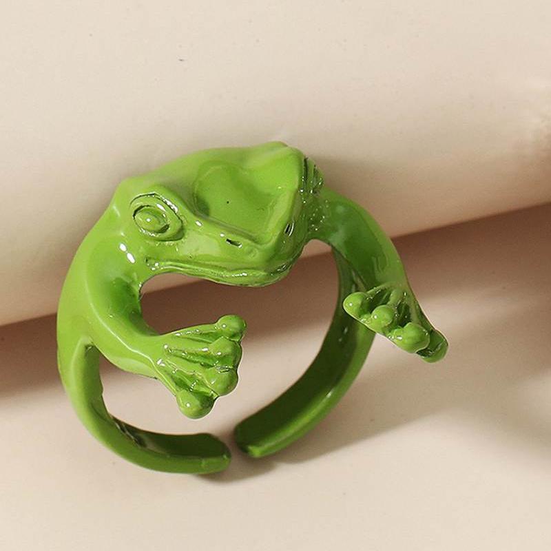 Cluster Rings Creative Vintage Hug Frog Animal Shape For Women Toad Metal Ring Hiphop Open Men Unisex Party Jewlery GiftsCluster
Cluster Rings Creative Vintage Hug Frog Animal Shape For Women Toad Metal Ring Hiphop Open Men Unisex Party Jewlery GiftsCluster