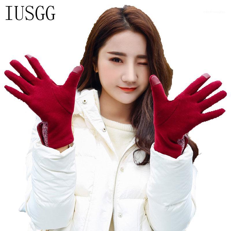 Five Fingers Gloves Driving Women Touch Screen Suede Glove Full Finger Button Velvet Stitching Winter Mittens Thickening Warm Adult El1
Five Fingers Gloves Driving Women Touch Screen Suede Glove Full Finger Button Velvet Stitching Winter Mittens Thickening Warm Adult El1