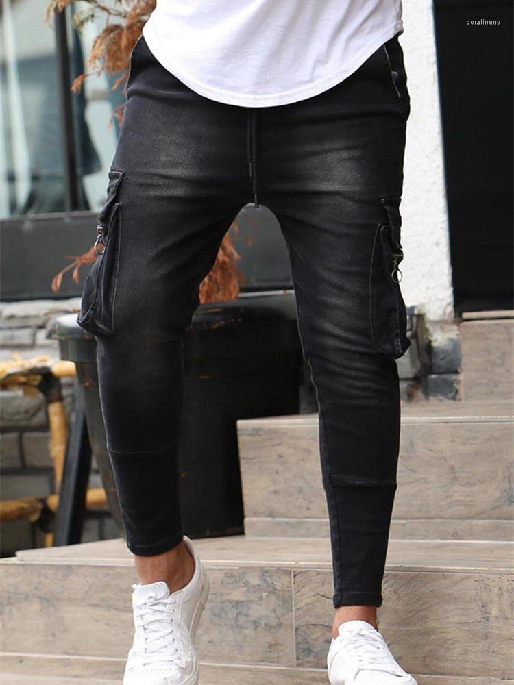 Men' Jeans Black Joggers Pencil Pants Men Gym Fitness Male Multi-pocket Casual Skinny Pocket Zipper Slim FIt Work
Men' Jeans Black Joggers Pencil Pants Men Gym Fitness Male Multi-pocket Casual Skinny Pocket Zipper Slim FIt Work