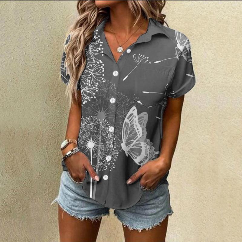 Women' Blouses Womens Dog Shirt Long Sleeve Spring Summer Flower Printed Button Up Blouse For Women Tailo Down Shirts, Purple
Women' Blouses Womens Dog Shirt Long Sleeve Spring Summer Flower Printed Button Up Blouse For Women Tailo Down Shirts, Purple