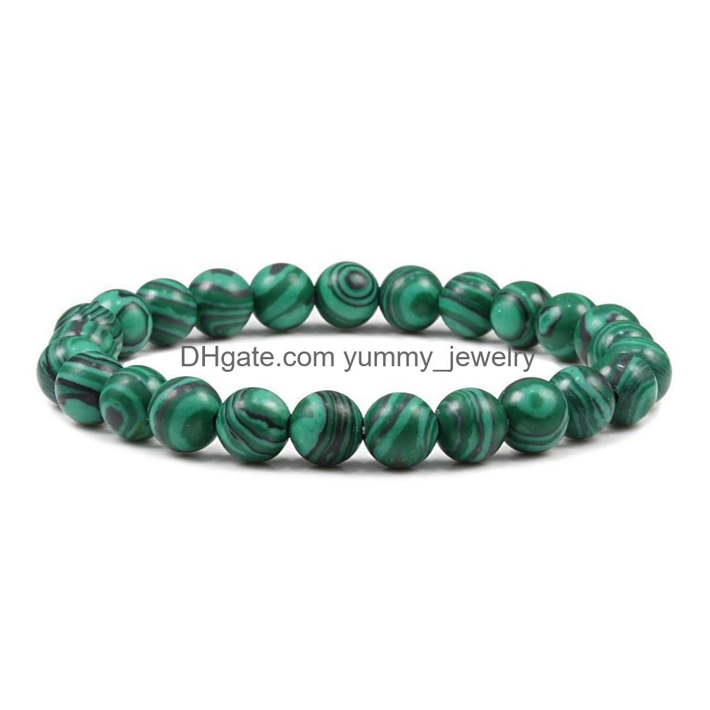 Charm Bracelets Cross Border Beaded Tiger Eye Pine Malachite Volcanic Jewelry Imitation Black Bright Matte Stone Lovers Walk Quantit Dh2Hr
Charm Bracelets Cross Border Beaded Tiger Eye Pine Malachite Volcanic Jewelry Imitation Black Bright Matte Stone Lovers Walk Quantit Dh2Hr