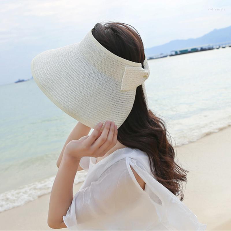 Wide Brim Hats Women Summer Empty Top Straw Hat Big Foldable Outdoor Striped Sun Female Lady Beach Tour Protection Caps Elob22, Black
Wide Brim Hats Women Summer Empty Top Straw Hat Big Foldable Outdoor Striped Sun Female Lady Beach Tour Protection Caps Elob22, Black
