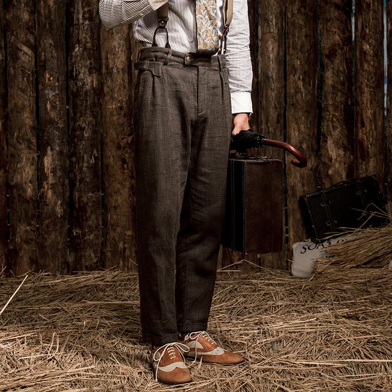Men's Pants Mens British Vintage Cotton And Linen Cropped Trousers Casual Straight-leg Overalls Slim Suit, Green gray
Men's Pants Mens British Vintage Cotton And Linen Cropped Trousers Casual Straight-leg Overalls Slim Suit, Green gray