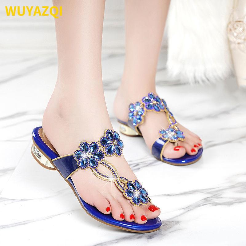 Sandals WUYAZQI Rhinestone Slippers Women's Fashion Shoes Comfortable Beach Leisure Non Slip, Black 
Sandals WUYAZQI Rhinestone Slippers Women's Fashion Shoes Comfortable Beach Leisure Non Slip, Black