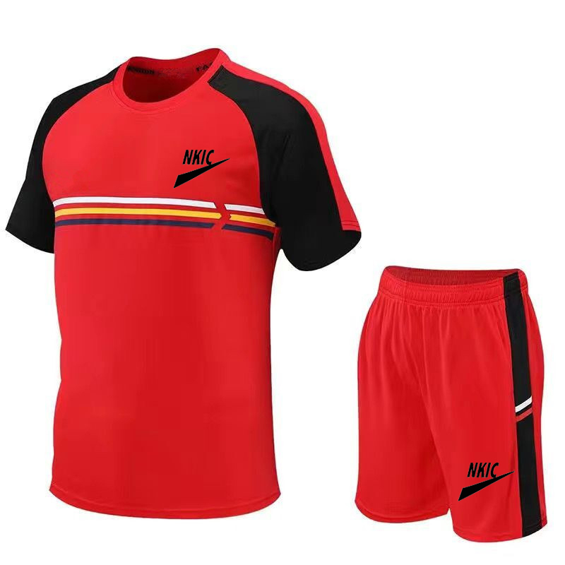 Fashion new Men's Tracksuits t-shirt Shorts Set Men Summer 2pc Tracksuit Short Sets Beach Male Casual Tee Shirts Set Sportswears, Light blue
Fashion new Men's Tracksuits t-shirt Shorts Set Men Summer 2pc Tracksuit Short Sets Beach Male Casual Tee Shirts Set Sportswears, Light blue