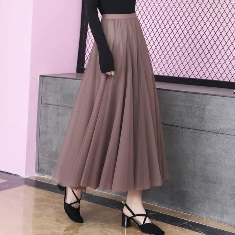 Skirts Women Elegant Party Ladies Elastic High Waist Tulle Skirt Female Long Pleated Mesh Tutu Teenage Girls A-line
Skirts Women Elegant Party Ladies Elastic High Waist Tulle Skirt Female Long Pleated Mesh Tutu Teenage Girls A-line