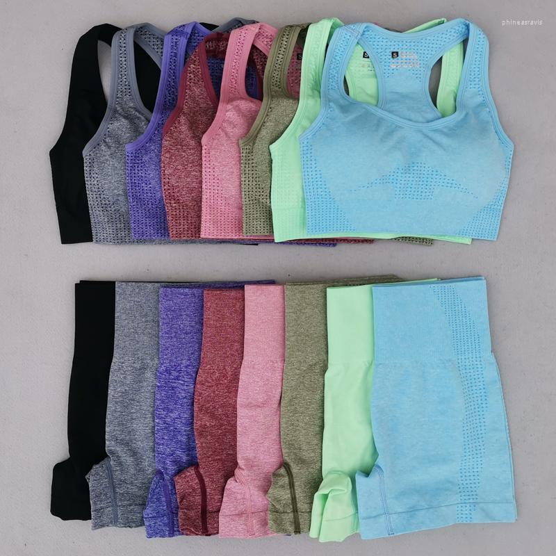 Active Sets Summer Seamless Yoga Set Women Gym Clothing Fitness Workout Sportwear Padded Sports Bra High Waist Shorts Suits 2 Piece Outfits, Blue gray shorts
Active Sets Summer Seamless Yoga Set Women Gym Clothing Fitness Workout Sportwear Padded Sports Bra High Waist Shorts Suits 2 Piece Outfits, Blue gray shorts