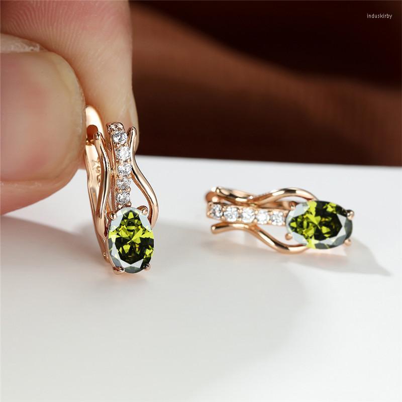Hoop Earrings & Huggie Rose Gold Color August Birthstone Olive Green Zircon Oval Stone Cute Water Drop Crystal Earring For WomenHoop Indu22
Hoop Earrings & Huggie Rose Gold Color August Birthstone Olive Green Zircon Oval Stone Cute Water Drop Crystal Earring For WomenHoop Indu22