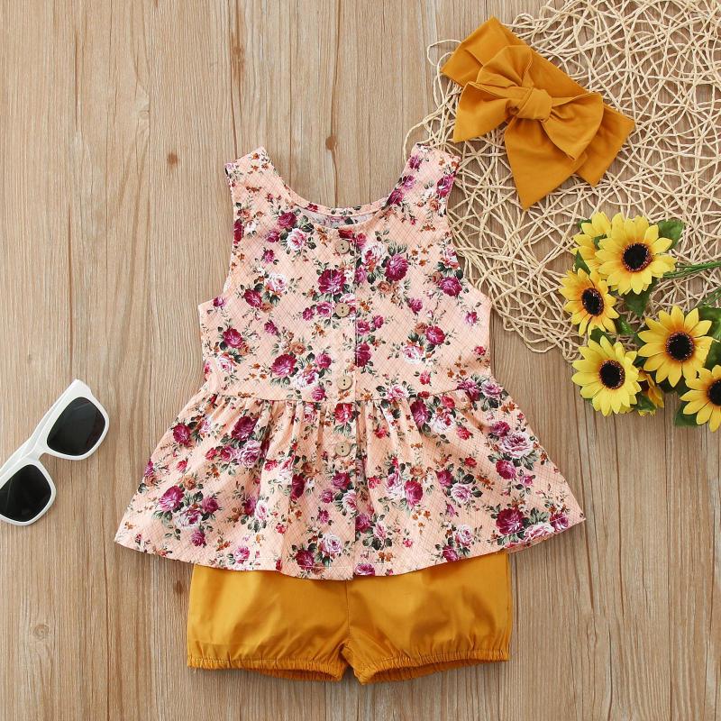 Clothing Sets Toddler Kids Baby Girls Clothes Summer Outfits Button Down Ruffle Floral Sleeveless Shirt Dress Infant Girl 3-6 Months, Orange
Clothing Sets Toddler Kids Baby Girls Clothes Summer Outfits Button Down Ruffle Floral Sleeveless Shirt Dress Infant Girl 3-6 Months, Orange
