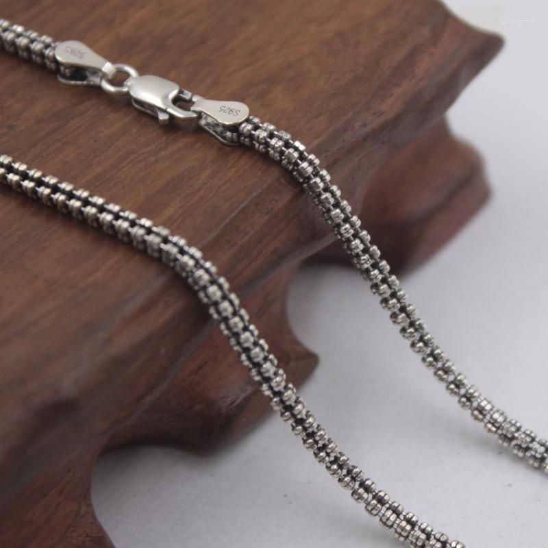Chains Fine Sterling S925 Silver Unisex Chain Luck Special Beads Link Necklace 20inch 3mmW 12.47g
Chains Fine Sterling S925 Silver Unisex Chain Luck Special Beads Link Necklace 20inch 3mmW 12.47g
