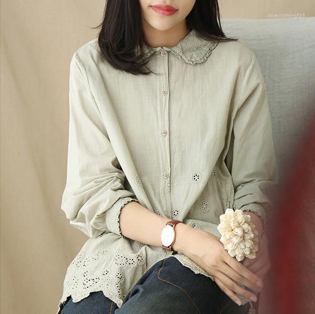 Women's Blouses Mori Girl Embroidery Hollow Long Sleeve Shirt Ladies Blusas Mujer Harajuku Women Autumn Cotton Femininas Boho, Grey
Women's Blouses Mori Girl Embroidery Hollow Long Sleeve Shirt Ladies Blusas Mujer Harajuku Women Autumn Cotton Femininas Boho, Grey