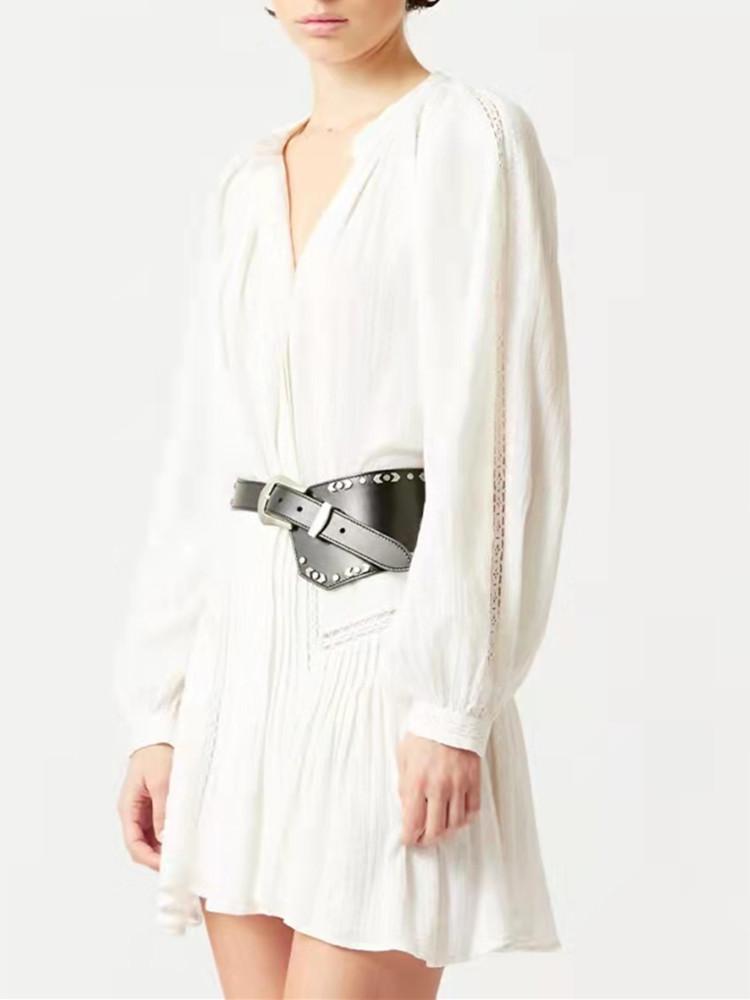 Women' Blouses & Shirts Women Ruffles Hollow Out Temperament Flared Sleeve Single Breasted Female Sweet White Yellow Shirt Spring Summer 20, White shorts skirt
Women' Blouses & Shirts Women Ruffles Hollow Out Temperament Flared Sleeve Single Breasted Female Sweet White Yellow Shirt Spring Summer 20, White shorts skirt