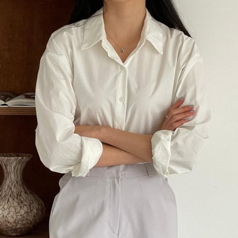 Women's Blouses Vintage Turn-down Collar Back Buttons Split Blouse Shirt Causal Long Sleeve Spring Autumn Women Blusas Camisa Femme, White
Women's Blouses Vintage Turn-down Collar Back Buttons Split Blouse Shirt Causal Long Sleeve Spring Autumn Women Blusas Camisa Femme, White