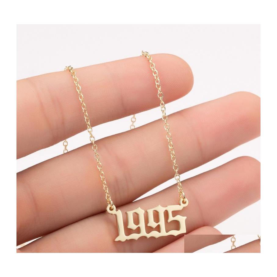 Pendant Necklaces Handmade Personalized Year Number Custom Birth Initial Necklace Pendants For Women Girls Jewelry Special 1980 Drop Otl2N
Pendant Necklaces Handmade Personalized Year Number Custom Birth Initial Necklace Pendants For Women Girls Jewelry Special 1980 Drop Otl2N