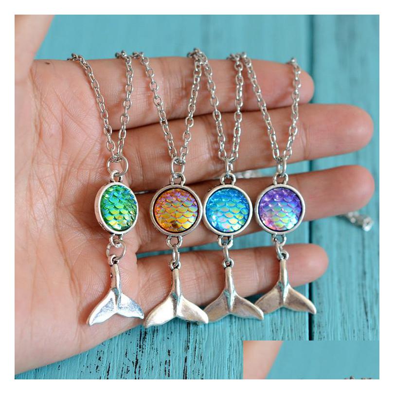 Pendant Necklaces 8Pcs Mixed Round Charm Necklace Sier Plated Mermaid Tail Jewelry For Women Love Wish Drop Delivery Pendants Dhhpj
Pendant Necklaces 8Pcs Mixed Round Charm Necklace Sier Plated Mermaid Tail Jewelry For Women Love Wish Drop Delivery Pendants Dhhpj