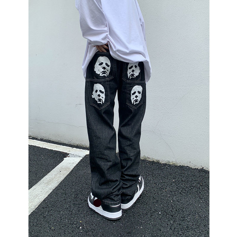 Women's Jeans European and American high street hip-hop loose all kinds of printing straight wide leg jeans Y2K retro Harajuku unisex 230202, Beige
Women's Jeans European and American high street hip-hop loose all kinds of printing straight wide leg jeans Y2K retro Harajuku unisex 230202, Beige