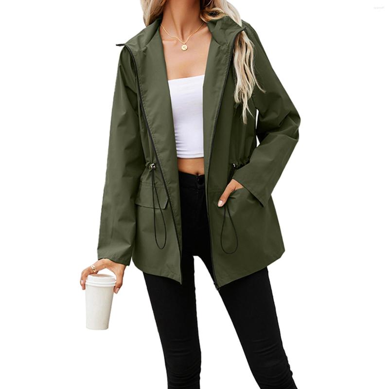 Women' Jackets Women Autumn Jacket Solid Color Hooded Long Sleeve Zipper-Front Slim-Waist Sports Coat For Girls 3 Colors, Black
Women' Jackets Women Autumn Jacket Solid Color Hooded Long Sleeve Zipper-Front Slim-Waist Sports Coat For Girls 3 Colors, Black