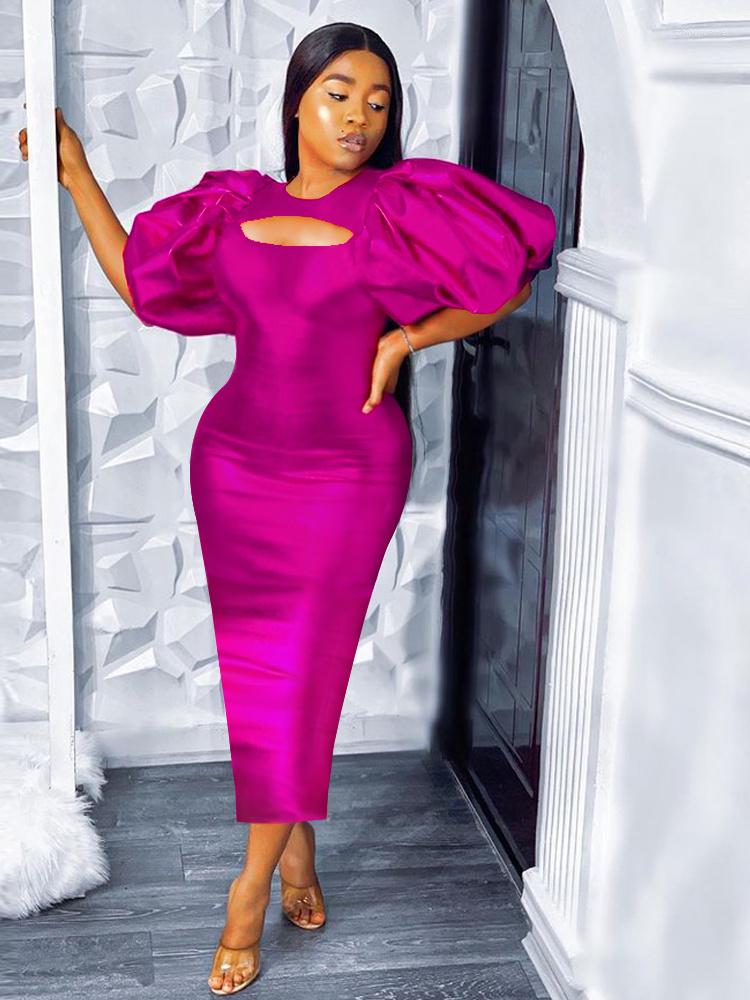 Party Dresses Women Long Sexy Short Lantern Sleeve Cut Out Chest Bodycon Shiny O Neck Summer Fashion Gowns Event Birthday Robes, Fuchsia
Party Dresses Women Long Sexy Short Lantern Sleeve Cut Out Chest Bodycon Shiny O Neck Summer Fashion Gowns Event Birthday Robes, Fuchsia