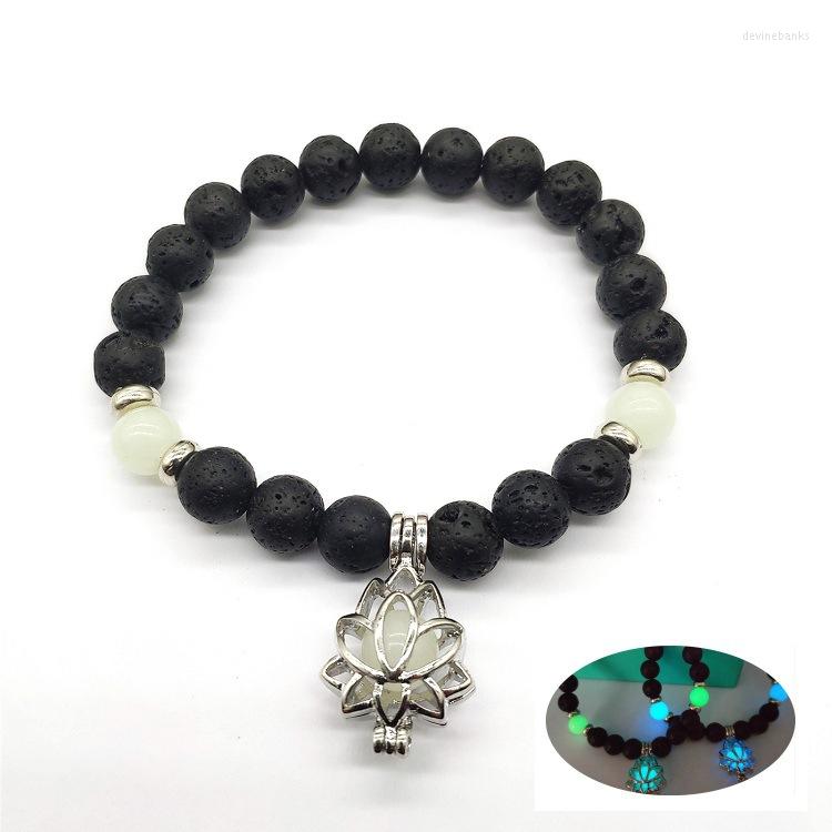 Strand 2023 Natural Volcanic Stone Shining In The Dark Men And Woman Party Bracelet Lotus Flower Shaped Pendant Jewelry
Strand 2023 Natural Volcanic Stone Shining In The Dark Men And Woman Party Bracelet Lotus Flower Shaped Pendant Jewelry