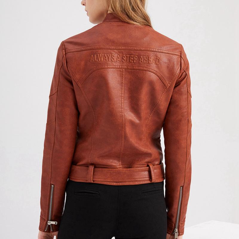 Women' Leather & Faux Brown Lambskin Jacket Mandarin Collar Women PU Moto Biker Coats With Sashes Fall 2023 Fashion Blak Pink Streetw, Black
Women' Leather & Faux Brown Lambskin Jacket Mandarin Collar Women PU Moto Biker Coats With Sashes Fall 2023 Fashion Blak Pink Streetw, Black